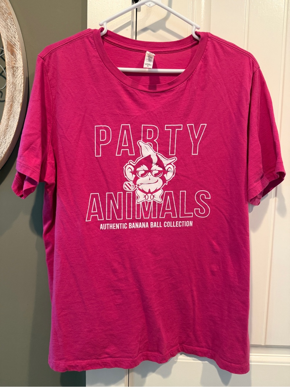 Bella Canvas Hot Pink "Party Animals" Graphic Tee